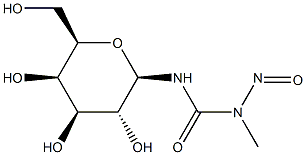 N'-β-D-Galactopyranosyl-N-methyl-N-nitrosourea Struktur