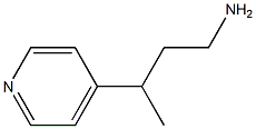 4-Pyridinepropanamine,gamma-methyl-(9CI) Struktur