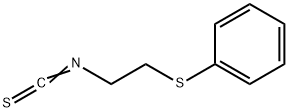 (2-ISOTHIOCYANATOETHYL)THIO]BENZENE Struktur