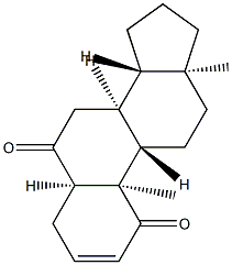 5β-Androst-2-ene-1,6-dione Struktur