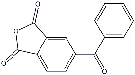 4-Benzoylphthalic anhydride Struktur