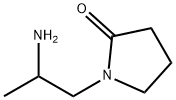 2-Pyrrolidinone,1-(2-aminopropyl)-(9CI) Struktur