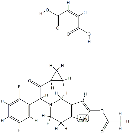 Prasugrel (Maleic acid) Struktur