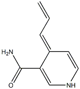 3-Pyridinecarboxamide,1,4-dihydro-4-(2-propenylidene)-(9CI) Struktur