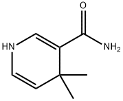 3-Pyridinecarboxamide,1,4-dihydro-4,4-dimethyl-(9CI) Struktur