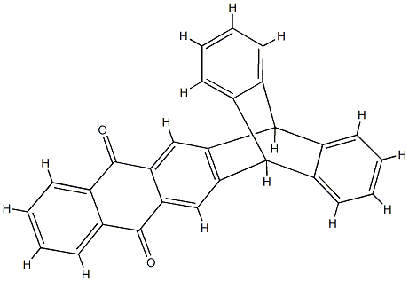 5,14-Dihydro-5,14-[1,2]benzenopentacene-7,12-dione Struktur