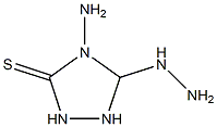 1,2,4-Triazolidine-3-thione,4-amino-5-hydrazino-(9CI) Struktur