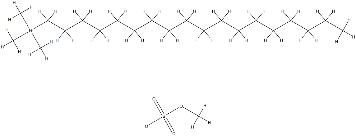 Stearyltrimonium methosulfate Struktur