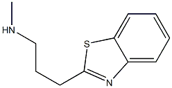 2-Benzothiazolepropanamine,N-methyl-(9CI) Struktur