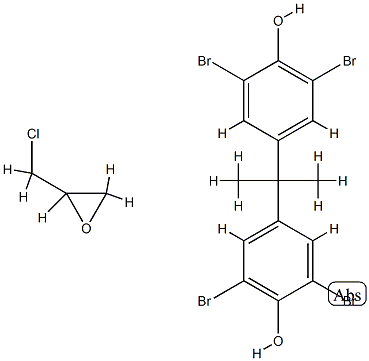 BISPHENOL A DIGLYCIDYL ETHER, BROMINATED Struktur