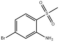 5-bromo-2-(methylsulfonyl)aniline Struktur