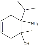 3-Cyclohexen-1-ol,6-amino-1-methyl-6-(1-methylethyl)-(9CI) Struktur