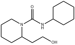 1-Piperidinecarboxamide,N-cyclohexyl-2-(2-hydroxyethyl)-(9CI) Struktur