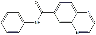 6-Quinoxalinecarboxamide,N-phenyl-(9CI) Struktur