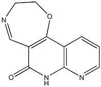 1,4-Oxazepino[6,7-c][1,8]naphthyridin-6(2H)-one,3,7-dihydro-(9CI) Struktur