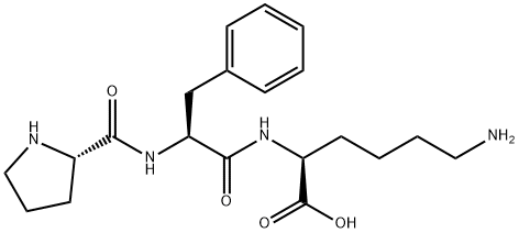 H-Pro-Phe-Lys-OH Struktur