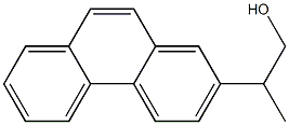 β-Methyl-2-phenanthreneethanol Struktur