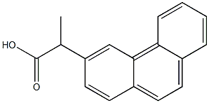 α-Methyl-3-phenanthreneacetic acid Struktur