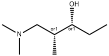 3-Pentanol,1-(dimethylamino)-2-methyl-,(2R,3R)-rel-(9CI) Struktur