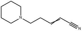 2-Pentenenitrile,5-(1-piperidinyl)-(9CI) Struktur