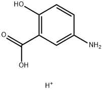 Benzoic  acid,  5-amino-2-hydroxy-,  conjugate  monoacid  (9CI) Struktur