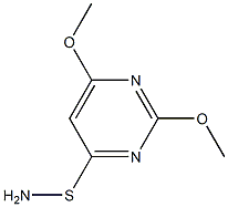 4-Pyrimidinesulfenamide,2,6-dimethoxy-(9CI) Struktur