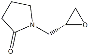 2-Pyrrolidinone,1-[(2R)-oxiranylmethyl]-(9CI) Struktur