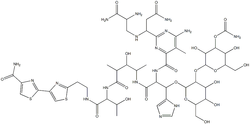 Bleomycinamide Struktur