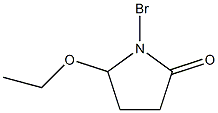 2-Pyrrolidinone,1-bromo-5-ethoxy-(9CI) Struktur