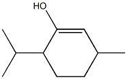 1-Cyclohexen-1-ol,3-methyl-6-(1-methylethyl)-(9CI) Struktur