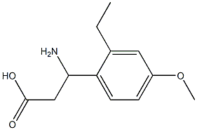 Benzenepropanoic acid, ba-amino-2-ethyl-4-methoxy- (9CI) Struktur