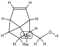 Cyclopropa[cd]pentalene-1-methanol, 1,2,2a,2b,4a,4b-hexahydro-4b-hydroxy- (9CI) Struktur