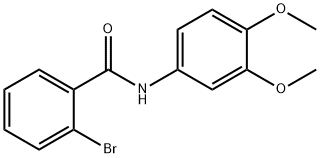 2-bromo-N-(3,4-dimethoxyphenyl)benzamide Struktur