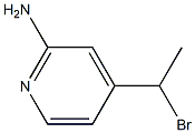 2-Pyridinamine,4-(1-bromoethyl)-(9CI) Struktur