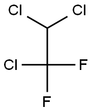 Hydrochlorofluorocarbon-122 (HCFC-122) Struktur