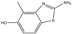 5-Benzothiazolol,2-amino-4-methyl-(9CI) Struktur