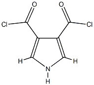 1H-Pyrrole-3,4-dicarbonyldichloride(9CI) Struktur