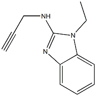 1H-Benzimidazol-2-amine,1-ethyl-N-2-propynyl-(9CI) Struktur