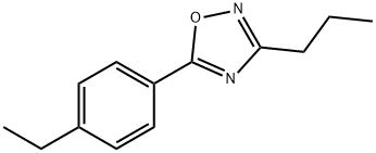 1,2,4-Oxadiazole,5-(4-ethylphenyl)-3-propyl-(9CI) Struktur