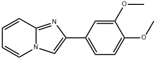 2-(3,4-dimethoxyphenyl)imidazo[1,2-a]pyridine Struktur