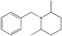 1-Benzyl-2,6-dimethylpiperidine Struktur