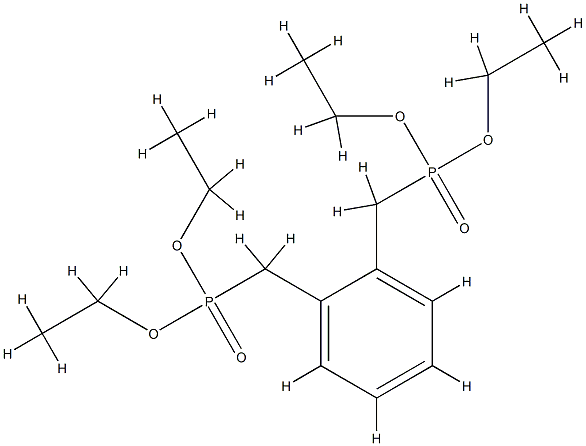 P,P'-[(1,2-Phenylene)bis(Methylene)]bisphosphonic Acid P,P,P',P'-tetraethyl ester Struktur