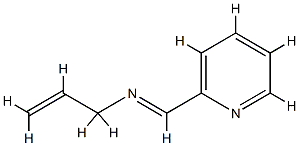 2-Propen-1-amine,N-(2-pyridinylmethylene)-(9CI) Struktur