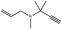 3-Butyn-2-amine,N,2-dimethyl-N-2-propenyl-(9CI) Struktur