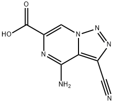 [1,2,3]Triazolo[1,5-a]pyrazine-6-carboxylicacid,4-amino-3-cyano-(9CI) Struktur