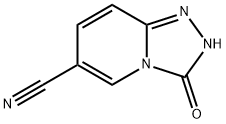 1,2,4-Triazolo[4,3-a]pyridine-6-carbonitrile,2,3-dihydro-3-oxo-(9CI) Struktur