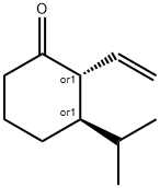 Cyclohexanone, 2-ethenyl-3-(1-methylethyl)-, (2R,3R)-rel- (9CI) Struktur