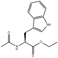 ethyl 2-acetamido-3-(1H-indol-3-yl)propanoate 結(jié)構(gòu)式