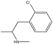 2-Chloro-N,α-dimethylbenzeneethanamine Struktur