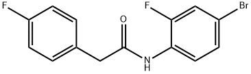 N-(4-bromo-2-fluorophenyl)-2-(4-fluorophenyl)acetamide Struktur